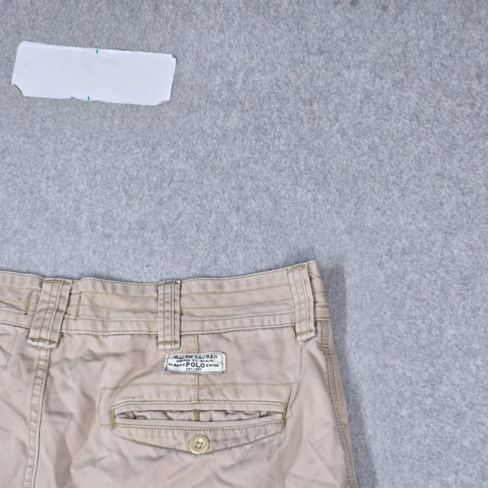 Polo Ralph Lauren Men Shorts 36 Beige Cargo Twill Utility 9